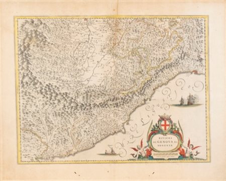 Willem Janszoon Blaeu - Riviera di Genova da Ponente, 1665