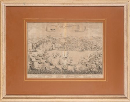 Genua wird durch die Frankosische Flotta, 1684