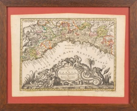 Matthaeus Seutter - Lo Stato della Repubblica di Genova, 1760