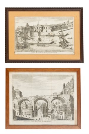 Vue du Pont Royal et du Port Franc, 1770