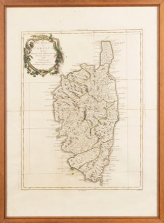 Zatta, Antonio - L'Isola di Corsica divisa nelle sue Provincie, 1782
