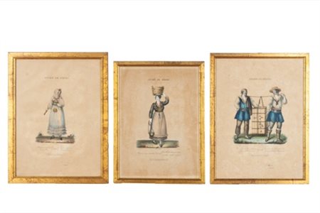 Alessio Pittaluga - Duchè de Genes - Signora di Genova Costume d'estate - numeri 1-10, 1826