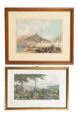Genova, Veduta generale - Amalfi, 1840
