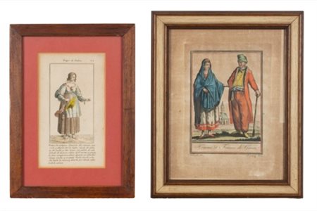 Homme et femme de Genea, 1840