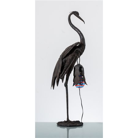 MANIFATTURA ORIENTALE DEL XX SECOLO, Lampada/scultura