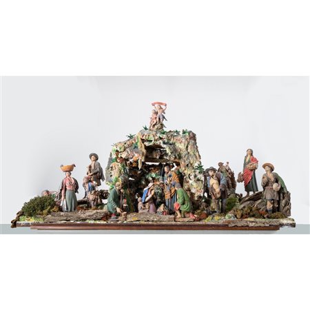 MANIFATTURA SICILIANA DELLA SECONDA METÀ XX SECOLO, Presepe