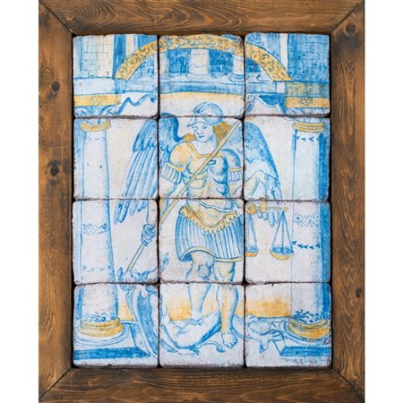 MANIFATTURA SICILIANA SECONDA METÀ XX SECOLO, Due pannelli