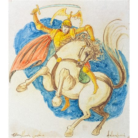 MANIFATTURA SICILIANA DELLA SECONDA METÀ XX SECOLO, Placca