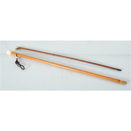 MANIFATTURA ITALIANA DELLA PRIMA METÀ XX SECOLO, Due bastoni