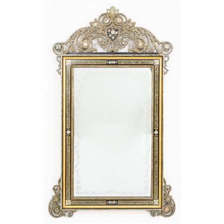 MANIFATTURA SICILIANA DELLA FINE DEL XIX SECOLO, Specchiera