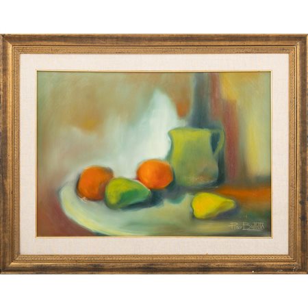 PINO BUTTITTA, Natura morta, Olio su tela