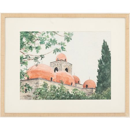 H. BAIMNDER, Acquarello su carta