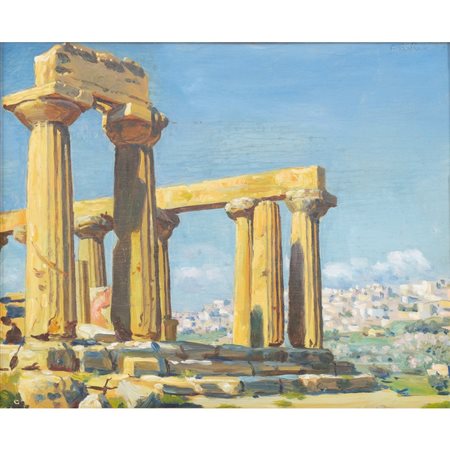 PITTORE DEL XX SECOLO, Olio su tavola