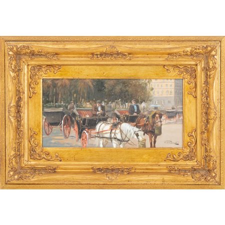 PITTORE DEL XX SECOLO, Olio su tavola