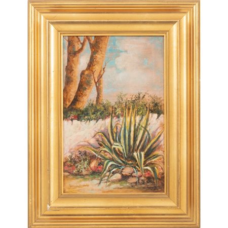 RAIMONDO MIRABELLA, Olio su tavoletta