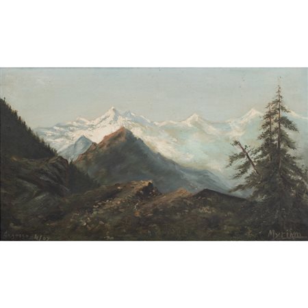 PITTORE ITALIANO DEL XX SECOLO, Olio su tela