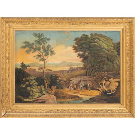 ANONIMO DEL XIX SECOLO, Olio su tela