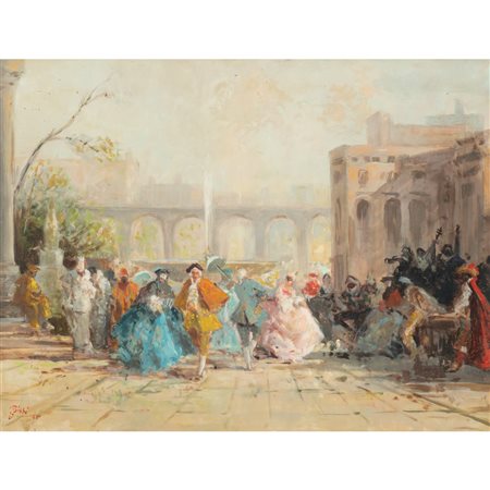 SERGIO CIRNO BISSI Olio su masonite