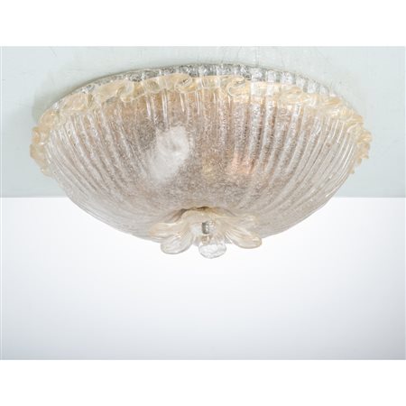 MAESTRI MURAN. SEC. METÀ XX SEC, Plafoniera e coppia applique