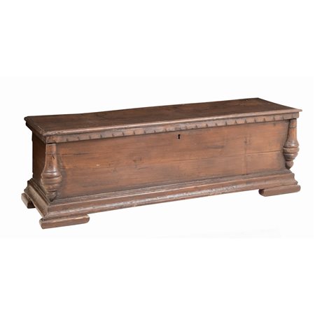 MANIFATTURA SICILIANA DEL XIX SECOLO, Cassapanca