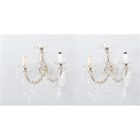 MANIFATTURA ITALIANA DEI PRIMI DEL '900, Coppia di applique