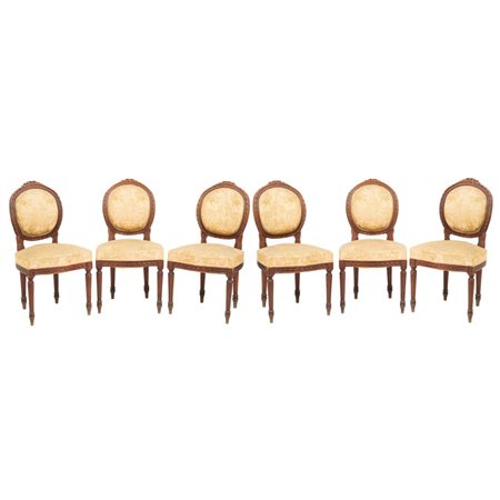 MANIFATTURA SICILIANA DELLA PRIMA METÀ XX SECOLO, Sei sedie