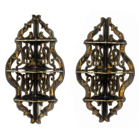 MANIFATTURA SICILIANA DEI PRIMI DEL '900, Due angoliere