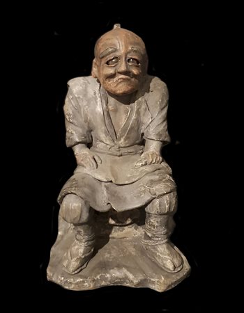 Giappone. Periodo Meiji (1868 - 1912)
Okimono con vecchio seduto