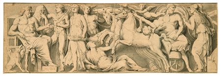 Pietro Santi Bartoli (1635 - 1700)
Il lutto di Persefone per le nozze di Prosperpina