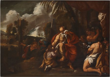 Lazzaro Baldi (1624 - 1703), attribuito a
Giuseppe riferisce a Giacobbe la cattiva fama dei fratelli