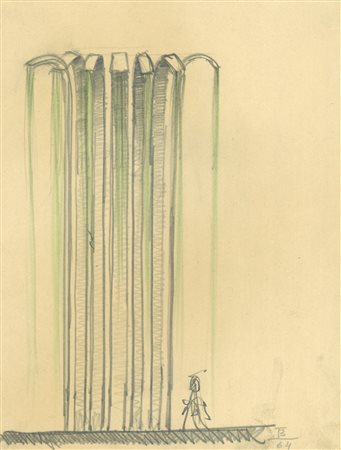 Toni Benetton (1910 - 1996)
Progetto per scultura monumentale, 1964