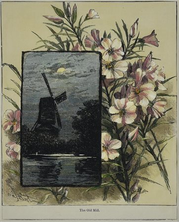 THE OLD MILL, 1870 circa silografia, cm 28,7x22,7 (con cornice) sul retro:...