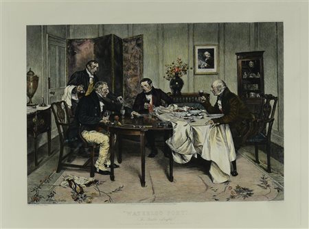 "WATERLOO PORT" acquaforte, cm 71x83,2 (con cornice) sul retro: certificato...