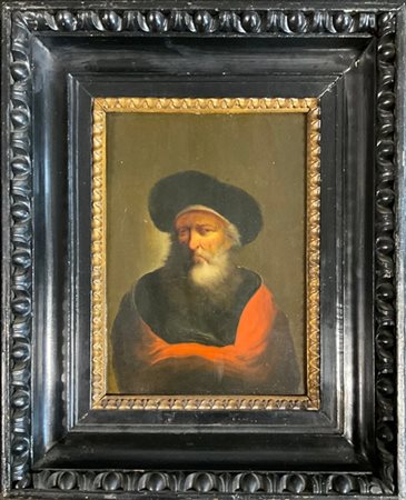 Alla maniera del secolo XVII

"Ritratto virile"
olio su tavola (cm 26x19)
in co