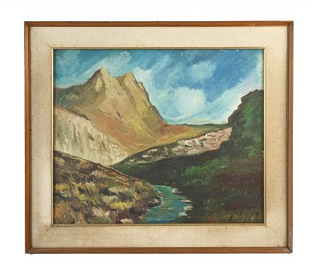 Lomboni

"Scorcio montano" 1959
olio su tela (cm 50x60)
firmato e datao in bass