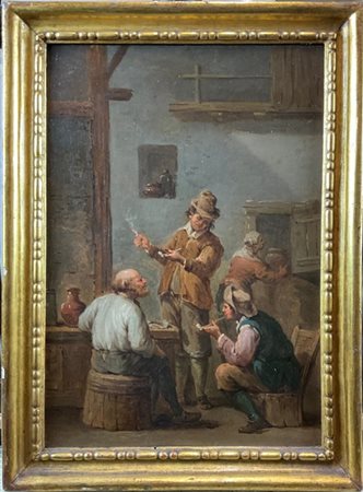 Scuola olandese della fine del secolo XVIII - inizio del secolo XIX

"Scena di