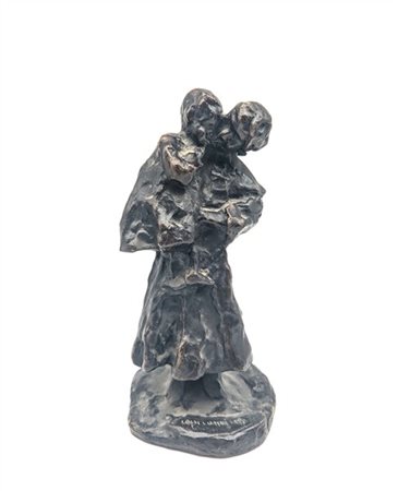 Ettore Archinti "Mammina" 
scultura in bronzo (cm 25x13x13) 
firmata e titolata