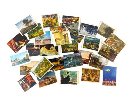 Cartone contenente numerose cartoline e photo print a soggetto erotico e vario.