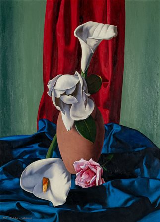 Composizione con vaso e calle