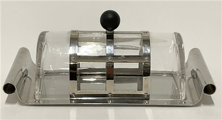 Michael Graves Portaburro. Produzione Alessi, Italia, anni '90. Metallo, cristal