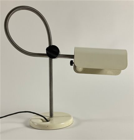 Joe Colombo Lampada da tavolo modello "Spring". Produzione O-Luce, Milano, 1968.
