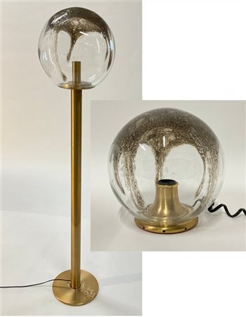 Manifattura di Murano * Una lampada da terra e una da tavolo. Anni '60/'70. Diff