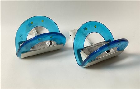 Renato Toso Coppia di applique modello "Alba". Produzione Leucos, Murano, anni '