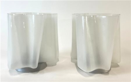 Michele De Lucchi e Gerhard Reichert Coppia di plafoniere modello "Logico mini".