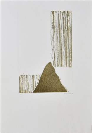 Cristina Pisani SENZA TITOLO incisione, cm 30x19,5, su foglio cm 50x35; es....