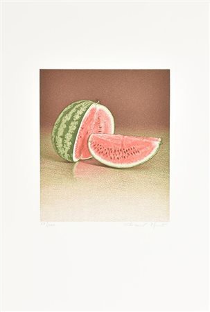 Dario Manini ANGURIA incisione, cm 23,5x17, su foglio 50x35; es. 37/100 firma...