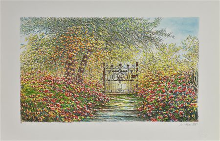 Margherita Benetti ROSETO serigrafia, cm 35x50; es. P.A. firma, tiratura e...