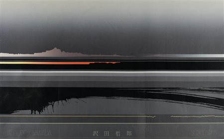 Tetsuro Sawada SENZA TITOLO stampa tipografica, cm 54x83