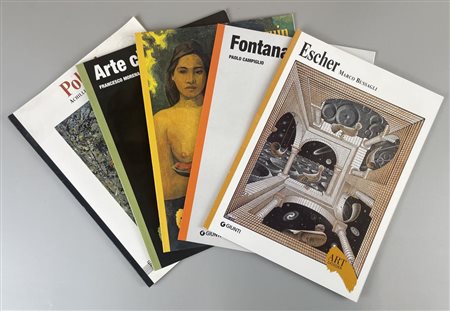 LOTTO DI 5 ART DOSSIER - Marco Bussagli, ESCHER - Paoplo Campiglio, FONTANA -...