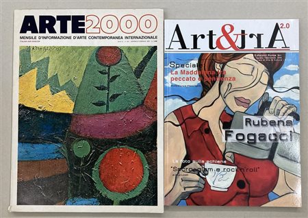 LOTTO DI 2 RIVISTE D'ARTE - ARTE2000, gennaio/febbraio 1973 - ARTETRA,...